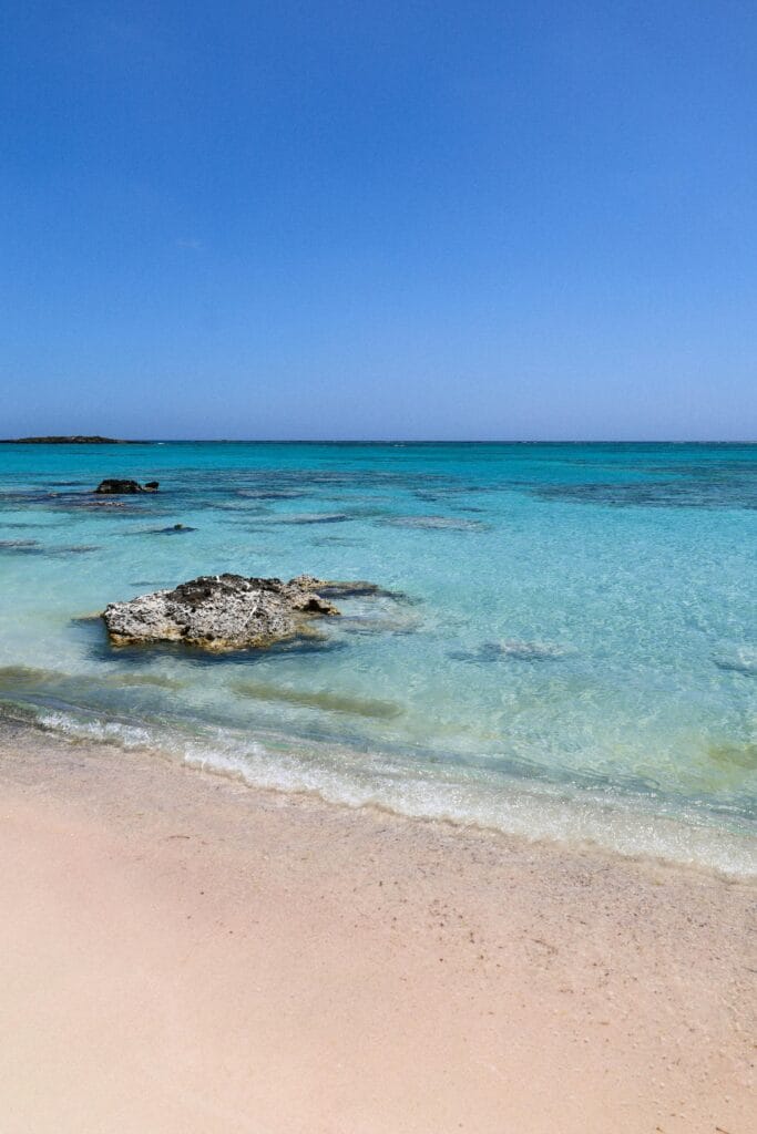 pexels-photo-15071869-15071869 Experience the turquoise waters and sandy shores of Elafonisi Beach, a famous location in Crete, Greece.
